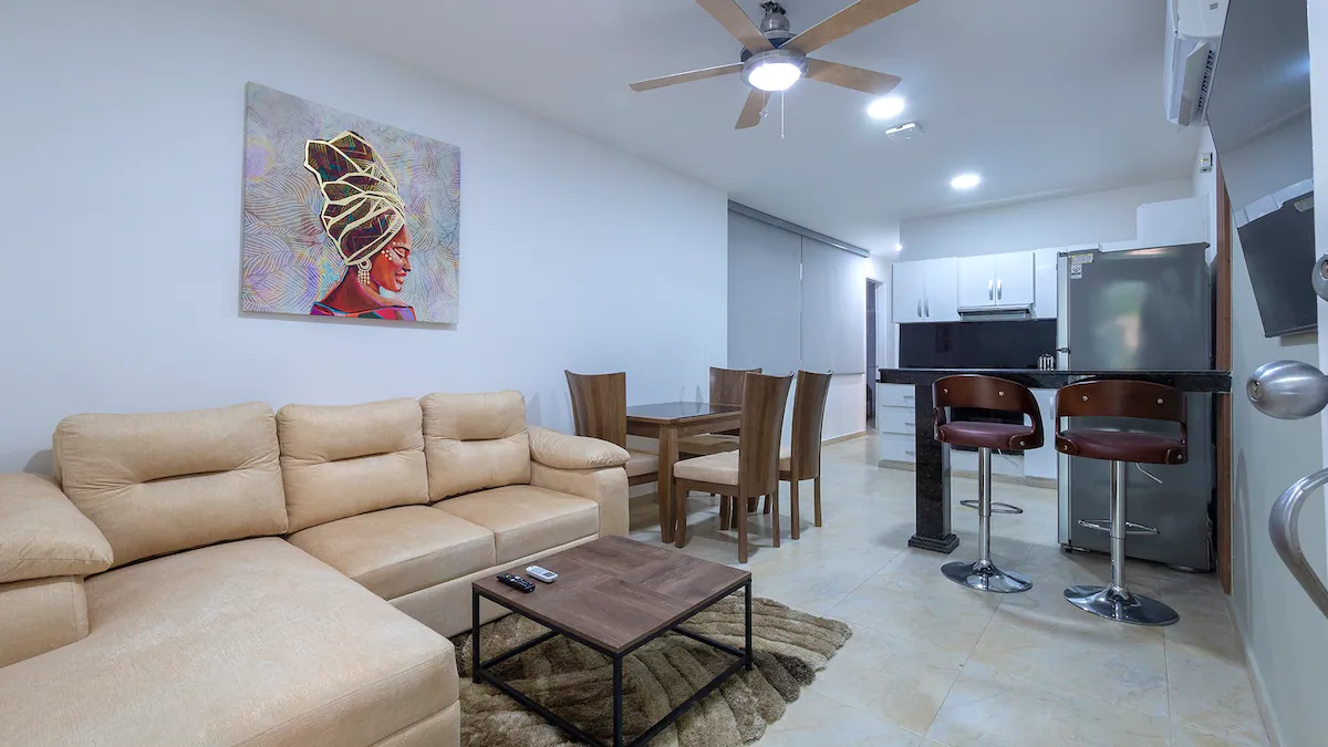 2 Bedroom apartment — living room